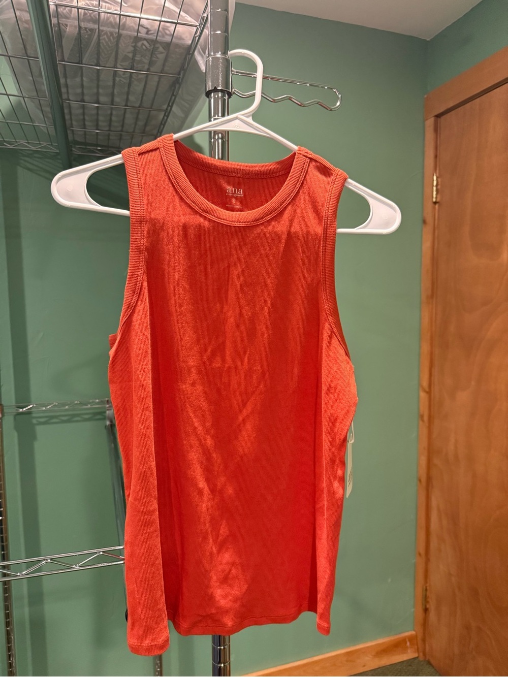 a.n.a Sleeveless Tank Top in Bright Orange